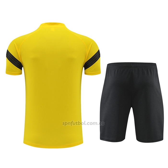 Chandal del Borussia Dortmund Manga Corta 2022-2023 Amarillo - Pantalon Corto